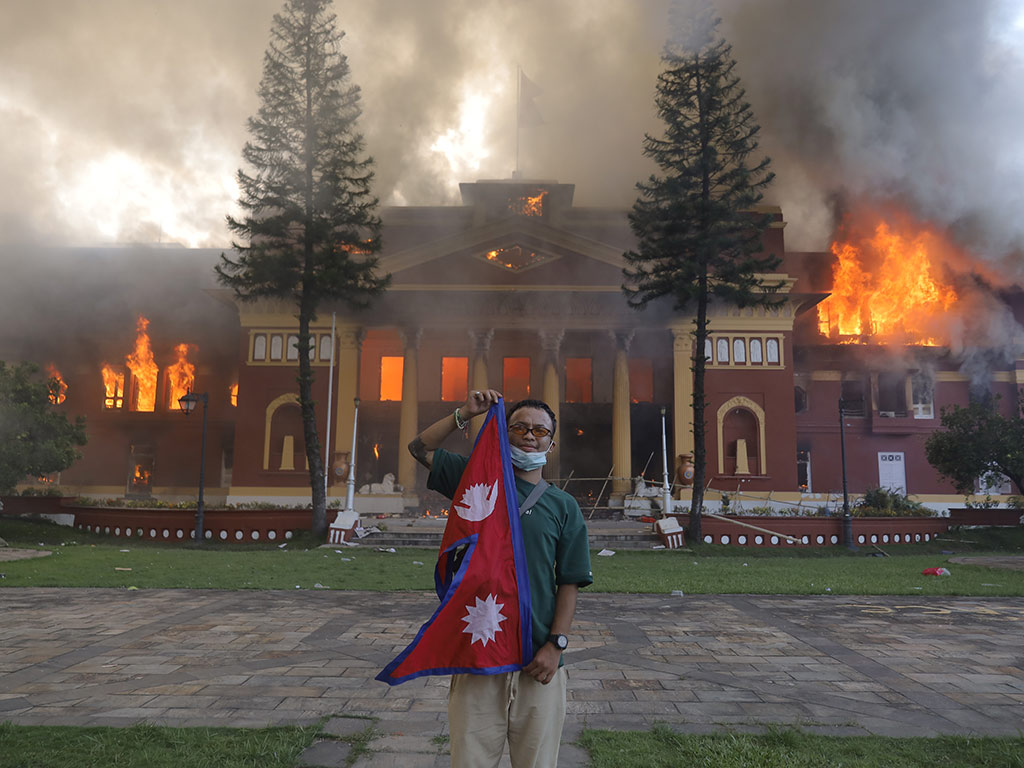Nepal en llamas