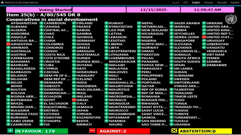 Insólito voto anticooperativo