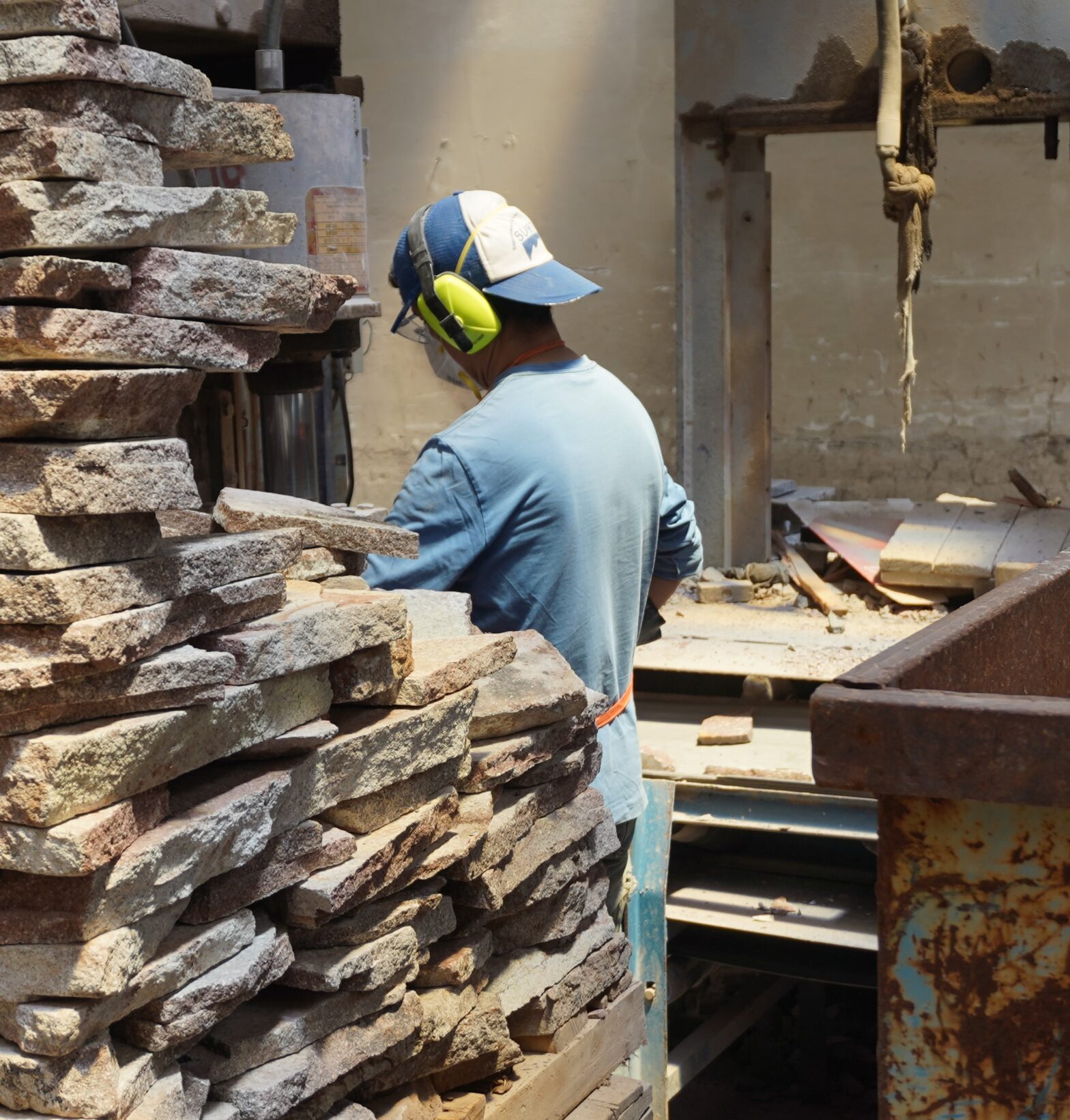 Piedra Púrpura. Desde la cantera